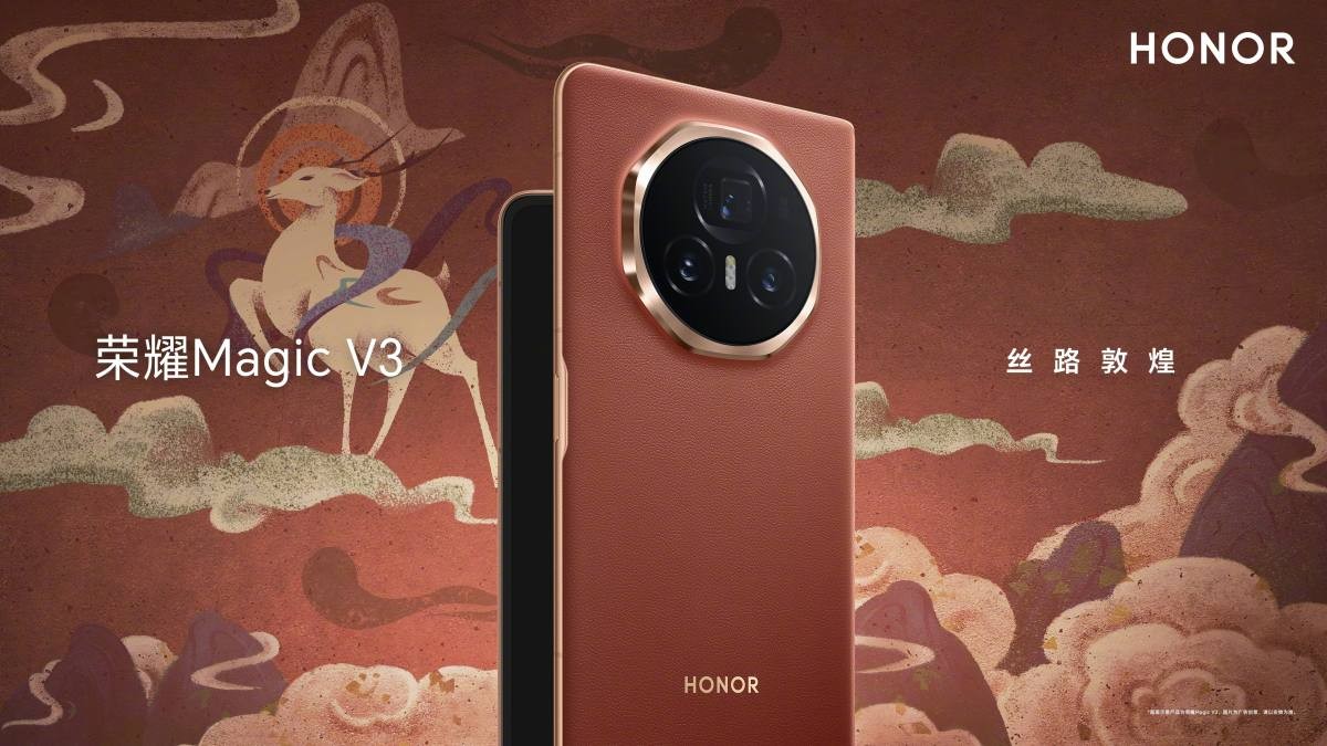 Honor showcases Magic V3 in three more colors